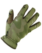 Рукавички тактичні KOMBAT UK Delta Fast Gloves S мультікам (kb-dfg-btp) - изображение 1