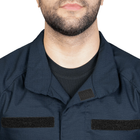 Боевая рубашка тактическая летняя CamoTec CG BLITZ 3.0 Темно-синяя убакс XL - изображение 5