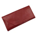 Женский кошелек кожа Grande Pelle красный 5136/60