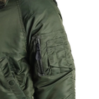 Куртка бомбер летная MIL-TEC US N2B Basic Олива 2XL - изображение 9