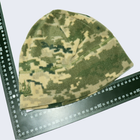 Зимняя шапка тактическая UMA цвета пиксель - изображение 7