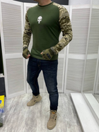 Армійська футболка Punisher Оліва Піксель S - зображення 3