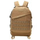 Рюкзак тактичний MOLLE Outdoor Backpack 35L Coyote - зображення 3
