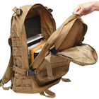 Рюкзак тактичний MOLLE Outdoor Backpack 35L Coyote - зображення 4