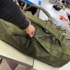 Тактическая сумка-баул 90 л Олива Оксфорд 600 D влагозащитный MELGO - изображение 6