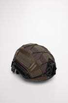 Комплект кавер (чехол) для шлема Fast и подсумок карман (противовес) для аксессуаров на кавер, Олива - изображение 6