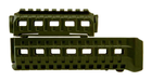 Цевье DLG Tactical (DLG-133) для АК-47/74 c 1-ой планкой Picatinny + слоты M-LOK (полимер) олива - изображение 4