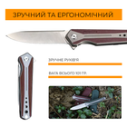 Нож складной Roxon K1 лезвие D2, бордовый (K1-D2-FS) - изображение 3