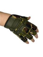 Тактические перчатки без пальцев мультикам - изображение 4