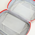 Органайзер-сумка для лекарств "STANDART MAXI". Размер 24х17х8 см. Красная - изображение 8