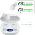 Внутрішній слуховий апарат CLEARTONE V100 з двома TWS навушниками та портативним боксом для зарядки - White - зображення 4