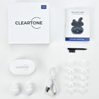 Внутрішній слуховий апарат CLEARTONE V100 з двома TWS навушниками та портативним боксом для зарядки - White - зображення 10