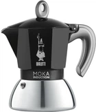 Гейзерная кофеварка Bialetti New Moka Induction на 2 чашки Черная (6932)