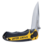 Нож раскладной 115мм (рукоятка алюминиевый сплав) SIGMA (4375751) - изображение 5