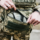 Тактический напашник, сумка ВСУ напашный военный итог на бронежилет, Пиксель - зображення 9