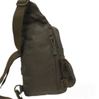 Тактический рюкзак на одно плечо TL-57405 оливковый - изображение 7