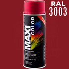 Краска универсальная | Maxi Color | Аэрозоль 400 мл — RAL 3003 Рубиново-красный
