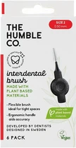 Міжзубні інтердентальні йоржики, 0.50 мм, червоні, 6 шт. - The Humble Co Interdental Brush 6шт (6шт) (963619-1224890-2)