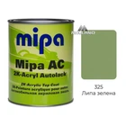 Автокраска 325 Липа зеленая 2К акриловая Mipa 1л (без отвердителя)