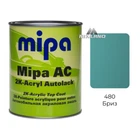 Автокраска 480 бриз 2К акриловая Mipa 1л (без отвердителя)
