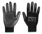Садовые перчатки Verto 97H136 с нитриловым покрытием М/8" Черный
