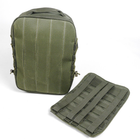 Універсальний тактичний швидкоз'ємний рюкзак 10 літрів, військовий штурмовий рюкзак із щільної тактичної тканини Kiborg Хакі - зображення 3
