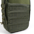 Універсальний тактичний рюкзак 10 літрів, військовий штурмовий рюкзак із щільної тактичної тканини Kiborg Хакі - зображення 6