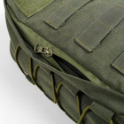 Універсальний тактичний рюкзак 10 літрів, військовий штурмовий рюкзак із щільної тактичної тканини Kiborg Хакі - зображення 8