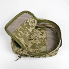 Универсальный тактический быстросъемный рюкзак 10 литров, военный штурмовой рюкзак из плотной тактической ткани Kiborg Пиксель - изображение 11