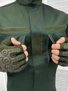 Тактичний військовий костюм Unit ( Кітель + Штани ), Камуфляж: Олива, Розмір: XL - зображення 4