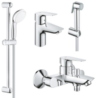 Набір змішувачів GROHE BauEdge UA123365H0 (23757001 + 23605001 + 27598001)