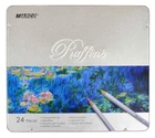 Карандаши цветные Marco Raffine 24 цвета в металл. кейсе