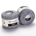 Турецька літня пряжа для в'язання YarnArt YarnArt Violet (віолет) 5326 темно сірий