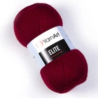 Турецька пряжа для в'язання YarnArt Elite (Еліт) акрил 43 бордо