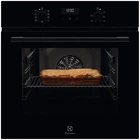 Electrolux Духова шафа електрична, 65л, A, дисплей, конвекція, телескопічні напрямні, чорний