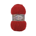 Пряжа для вязания Alize SOFTY PLUS( софти плюс ) обьемная махра -56 красный