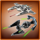 Zestaw klocków LEGO Star Wars Mandaloriański myśliwiec Fang Fighter kontra TIE Interceptor 957 elementów (75348) - obraz 3