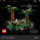Конструктор LEGO Star Wars Діорама Погоня на спідері на Ендорі 608 деталей (75353)