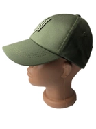 Кепка тактична олива, кепка військова, кепка з гербом - зображення 2