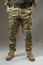 Військові штани Tactic CORD Ріп-стоп, (тактичні штани з наколінниками) мультикам 50 - зображення 1