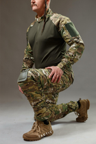 Військові брюки Tactic CORD Ріп-стоп, (тактичні штани з наколінниками) мультикам 48 - изображение 3