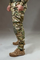 Військові штани Tactic CORD Ріп-стоп, (тактичні штани з наколінниками) мультикам 50 - зображення 5