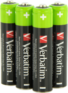 Акумуляторні батарейки Verbatim типу AAA (HR03) 4 шт. (49514) - зображення 4