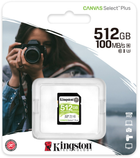 Kingston SDXC 512 GB Canvas Select Plus Class 10 UHS-I U3 V30 (SDS2/512 GB) - obraz 3