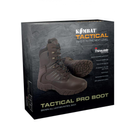 Ботинки тактические кожаные Kombat UK Tactical Pro Boots All Leather коричневые 43 - изображение 4