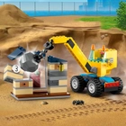 Zestaw klocków Lego City Ciężarówka budowlana i dźwig kulowy, 235 elementów (60391) - obraz 6
