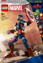 Zestaw klocków LEGO Marvel Figurka Kapitana Ameryki do zbudowania 310 elementów (76258) - obraz 1