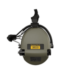 Активні навушники для стрільби MSA Sordin Supreme Pro-X Green із заднім тримачем - зображення 4