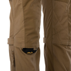 Штаны тактические мужские MCDU pants - DyNyCo Helikon-Tex RAL 7013 (Коричнево-серый) M/Long - изображение 7