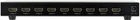 Rozdzielacz HDMI Digitus (INx1 - OUTx8) (DS-43302) - obraz 2